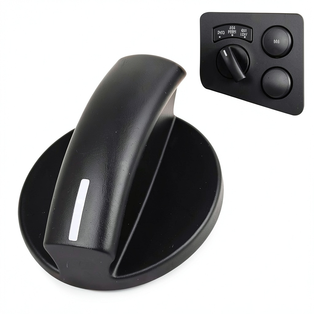 RydSuns switch knob installed in a Ford Super Duty interior
