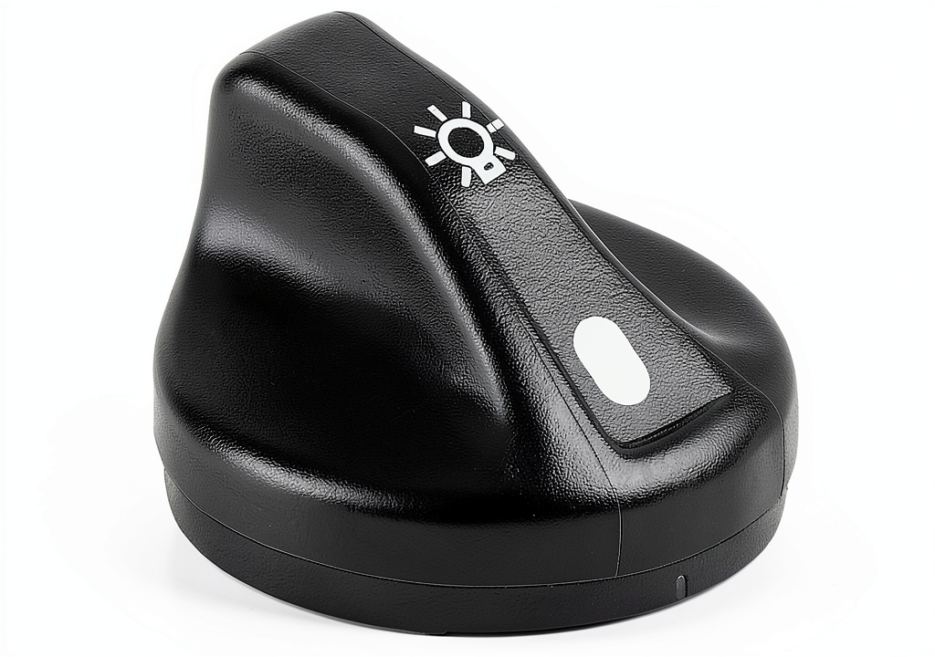 YYTQP Light Switch Knob installed in a Ford truck interior