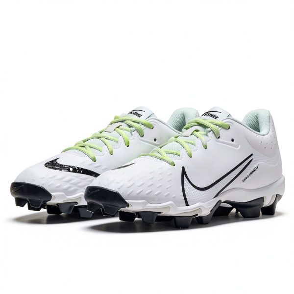 Nike Women's Baseball Softball Shoes White Black Gray-1