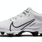 Nike Women's Baseball Softball Shoes White Black Gray-0
