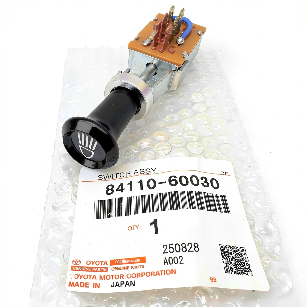 Installing Kindza ON-OFF Switch for Toyota Land Cruiser on a wooden workbench