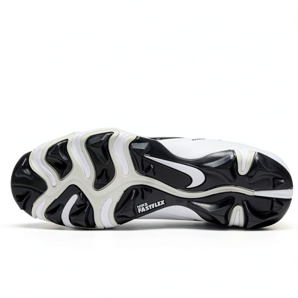 Nike Women's Baseball Softball Shoes White Black Gray-3