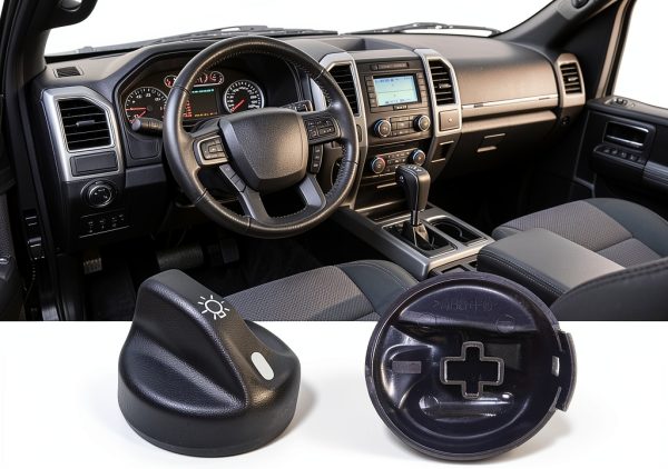 Ford Light Switch Knob YYTQP Premium Plastic-1