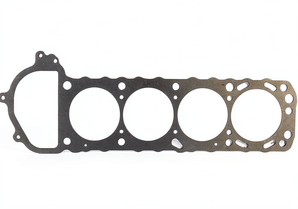 DNJ head spacer shim installed on a Nissan engine block