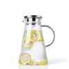 SUSTEAS Glass Pitcher 2.0L 68oz Borosilicate Carafe with Lid-2