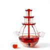 Kusini Drink Fountain 3‑Tier 1.5 Gal LED Base with 4‑oz Reusable Cups-1