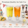 Lifewit 1 Gallon Christmas Drink Dispenser Plastic Pitcher with Spigot-2