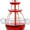 Kusini Drink Fountain 3‑Tier 1.5 Gal LED Base with 4‑oz Reusable Cups-0