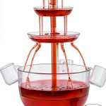 Kusini Drink Fountain 3‑Tier 1.5 Gal LED Base with 4‑oz Reusable Cups-0