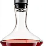 Wine Decanter VnoPerito Hand‑Blown Lead‑Free Crystal 1200ml Aerator-0