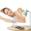 Wikapy Bedside Water Carafe – 18oz Glass with Silicone Coaster-4