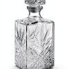 Bormioli Rocco Selecta Collection Whiskey Decanter – Sophisticated 33.75oz Diamond Decanter With Starburst Detailing – For Whiskey, Bourbon, Scotch & Liquor-3