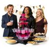 Kusini Drink Fountain 3‑Tier 1.5 Gal LED Base with 4‑oz Reusable Cups-6