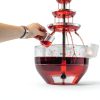 Kusini Drink Fountain 3‑Tier 1.5 Gal LED Base with 4‑oz Reusable Cups-3