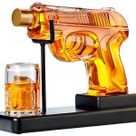 Birthday Gifts for Men Kollea Whiskey Decanter Set Glass Stand 6.7oz-0