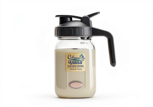 Breast Milk Pitcher Jug 32oz Mason Jar JunVpic Airtight Pour Spout-4