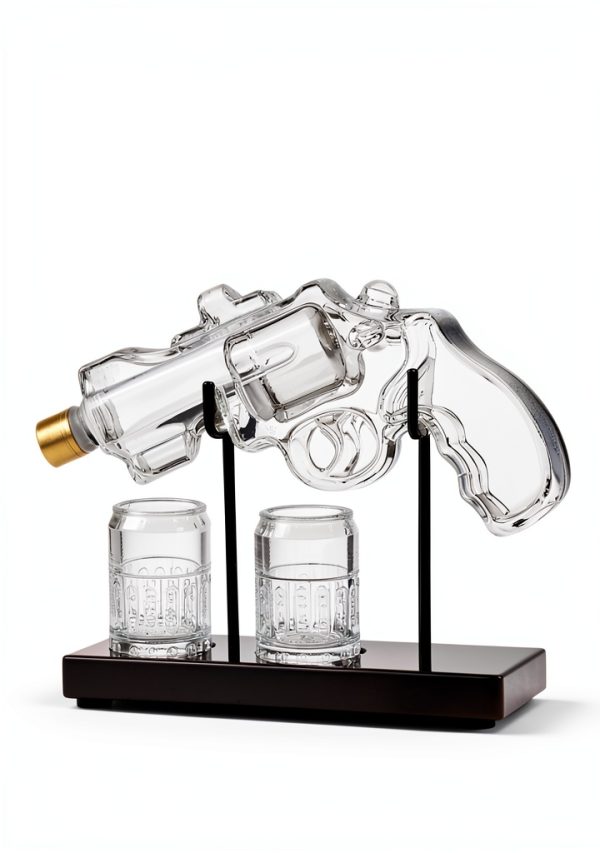 Birthday Gifts for Men Kollea Whiskey Decanter Set 9oz Clear Glass-3