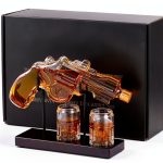 Birthday Gifts for Men Kollea Whiskey Decanter Set 9oz Clear Glass-0
