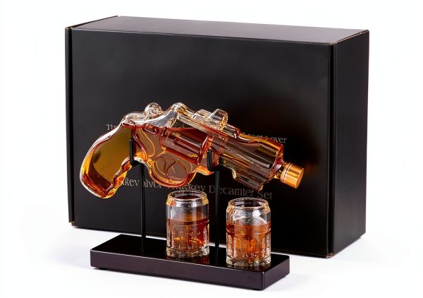 Birthday Gifts for Men Kollea Whiskey Decanter Set 9oz Clear Glass-0