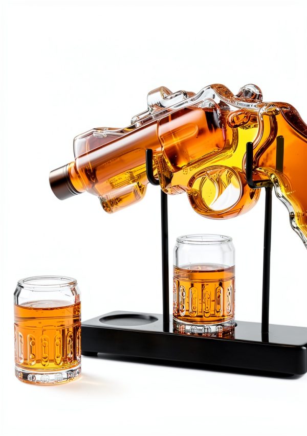 Birthday Gifts for Men Kollea Whiskey Decanter Set 9oz Clear Glass-5