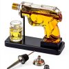 Birthday Gifts for Men Kollea Whiskey Decanter Set Glass Stand 6.7oz-4