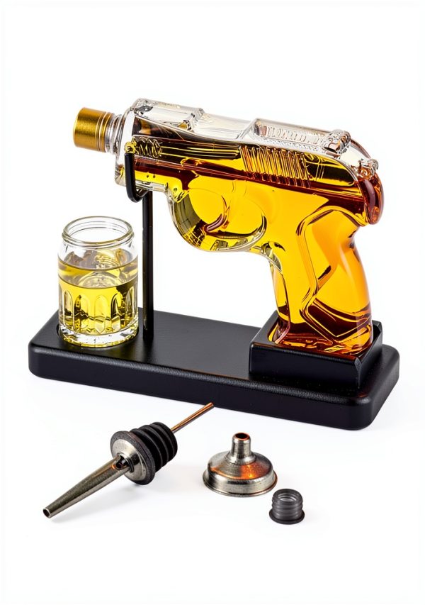 Birthday Gifts for Men Kollea Whiskey Decanter Set Glass Stand 6.7oz-4