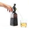 True Bonny Boy Liquor Dispenser Glass 16oz Black Drink Dispenser-4
