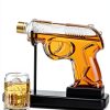 Birthday Gifts for Men Kollea Whiskey Decanter Set Glass Stand 6.7oz-2